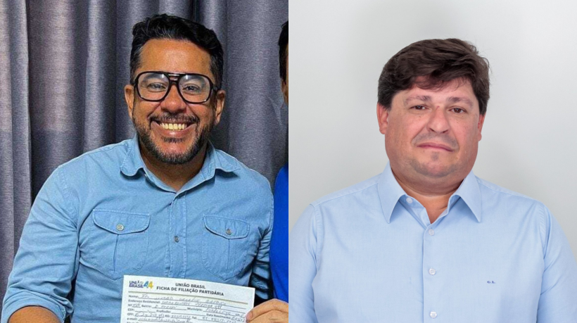Márcio Martins (União Brasil) à esquerda e George Lima (Solidariedade) à direita