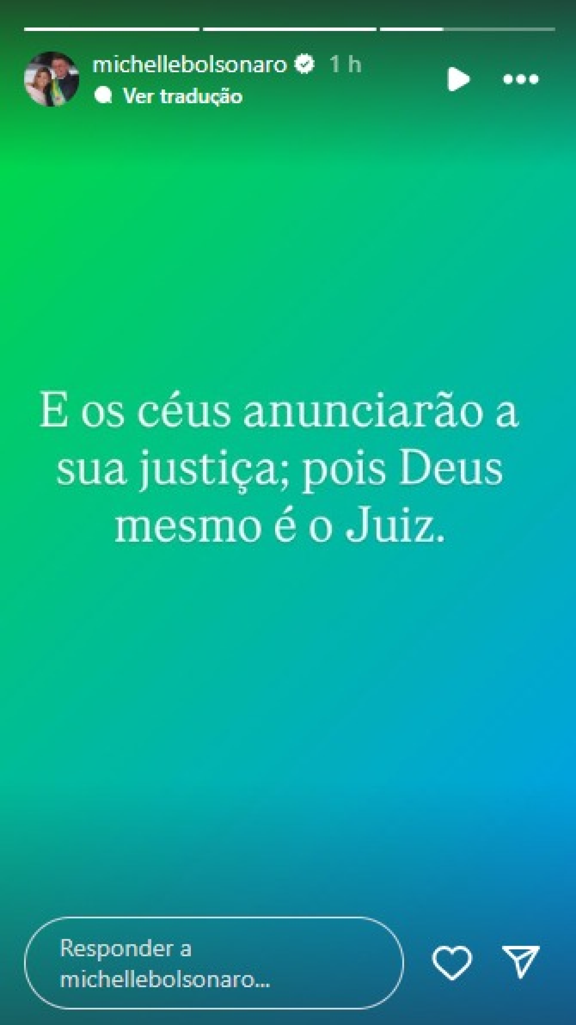 Michelle Bolsonaro ap&oacute;s pris&atilde;o domiciliar do esposo