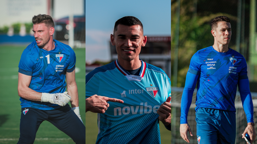 João Ricardo, Santos e Brenno foram os principais goleiros do Fortaleza nas últimas duas temporadas