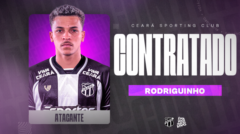 Rodriguinho é o novo reforço do Ceará 
