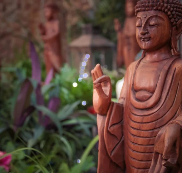 Depois de seis anos de meditação e ascetismo, Sidarta Gautama alcançou a iluminação sob a árvore Bodhi, em Bodh Gaya, na Índia. Ele então se tornou Buda, o iluminado.