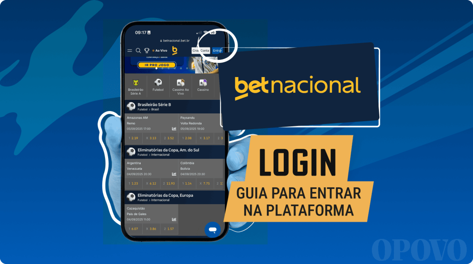 Como se cadastrar na Betnacional