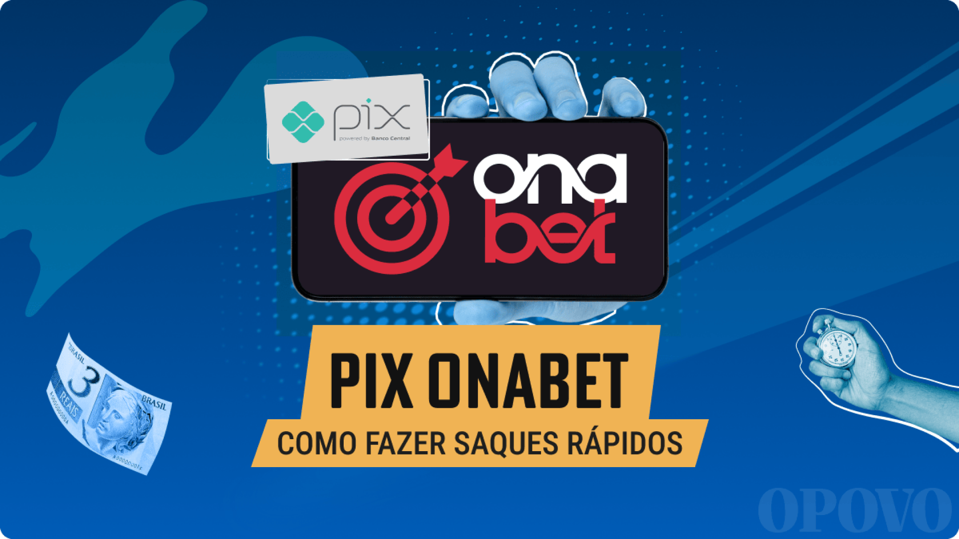 Como sacar com Pix na Onabet