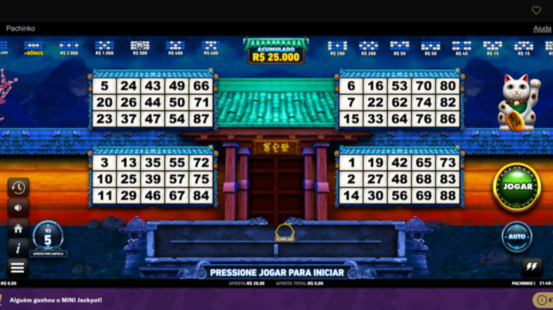 bingo online pachinko