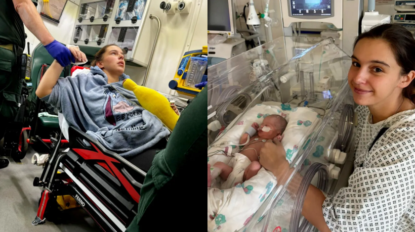 axson nasceu 33 semanas antes do previsto e recebeu alta no último dia 25 de setembro.