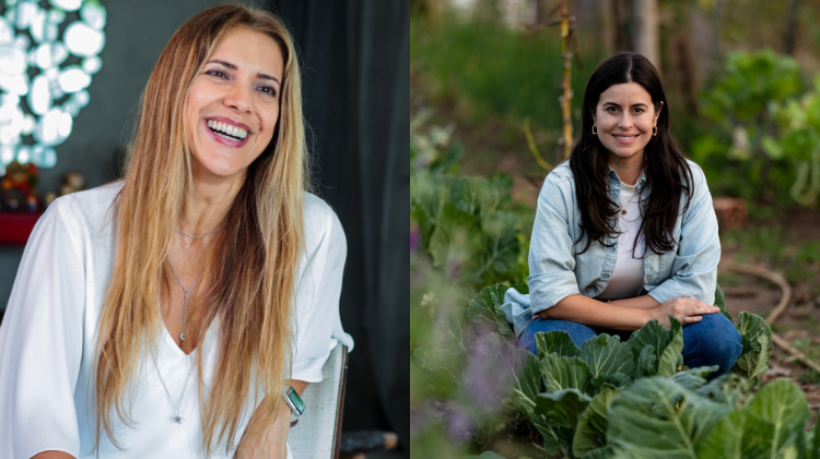  Eliziane Alencar e a jornalista Aline Baroni 