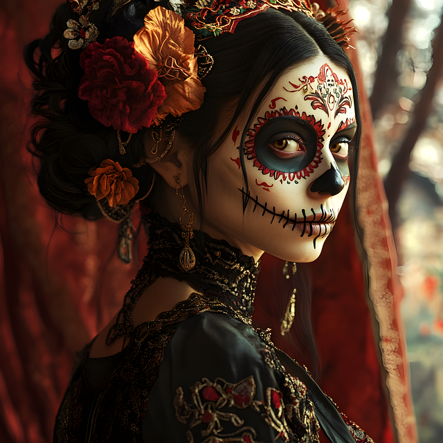  A Catrina é o símbolo maior da festa dos Mortos no México. Um símbolo conhecido internacionalmente.