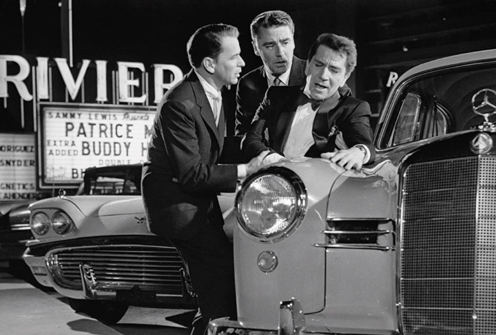 Onze Homens e um Segredo, 1960 – Com Frank Sinatra, Dean Martin, Sammy Davis Jr., o filme gira em torno de um ambicioso assalto a cassinos de Las Vegas.