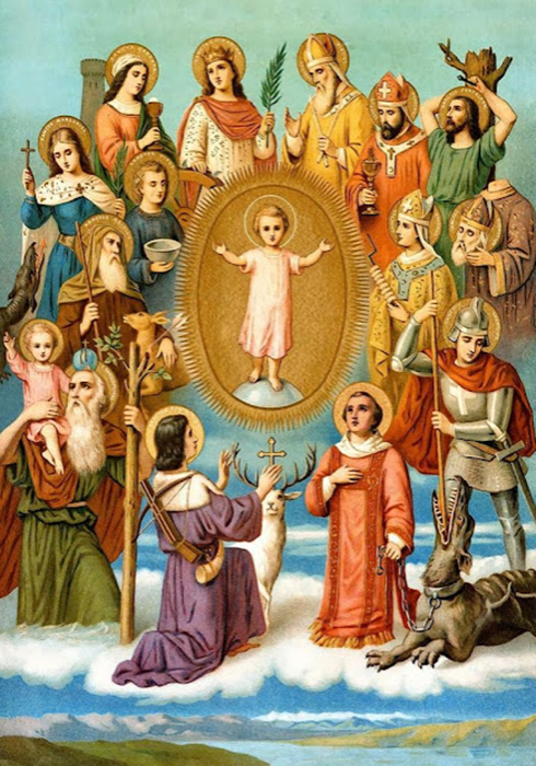 São Jorge é um dos 14 Santos Auxiliares - intercessores no enfrentamento de doenças. Ao lado de S.Acácio, S.Bárbara, S.Brás, S.Catarina de Alexandria, S.Cristóvão, S.Ciríaco, S.Denis, S.Erasmo, S.Eustáquio, S.Egídio, S.Margarida de Antióquia, S.Pantaleão e S.Vito.  