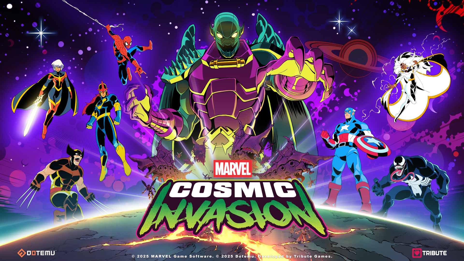 Dotemu e Tribute Games lança oficialmente o jogo Marvel Cosmic Invasion (Foto: Dotemu | Divulgação)