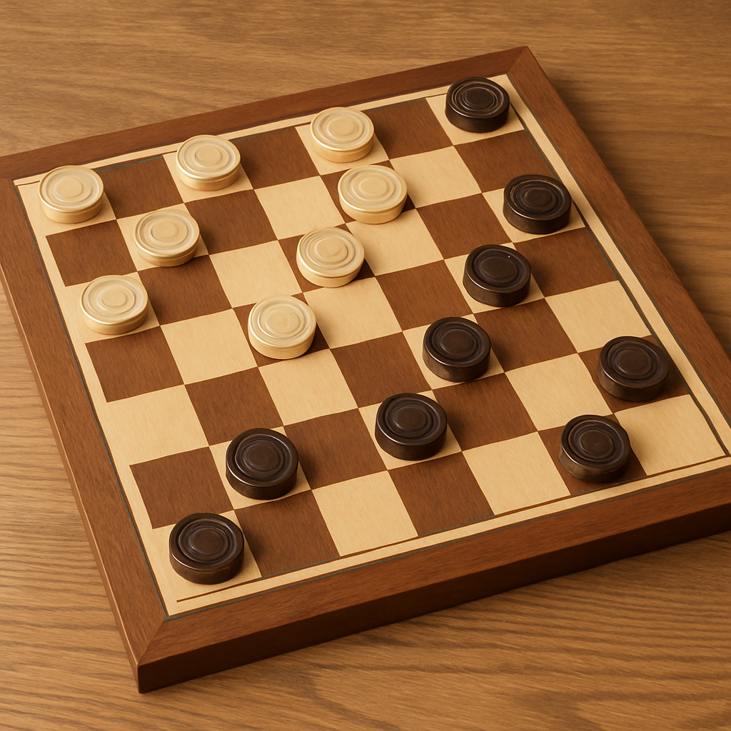 Dama – Clássico jogo de tabuleiro em que  o objetivo é capturar todas as peças do oponente.
