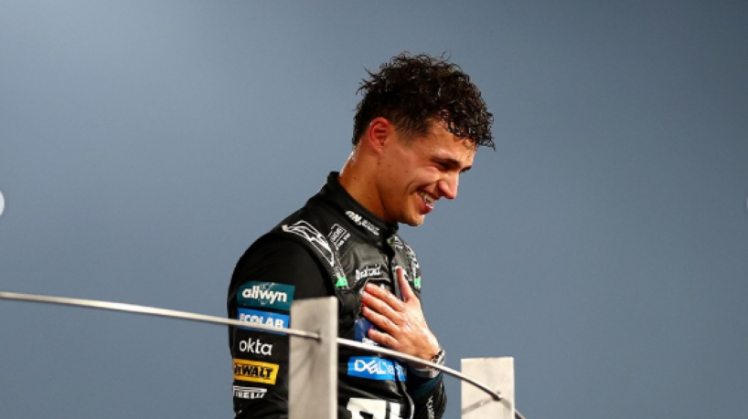 Lando Norris assegurou em Abu Dhabi, o primeiro título mundial de sua carreira na Fórmula 1 