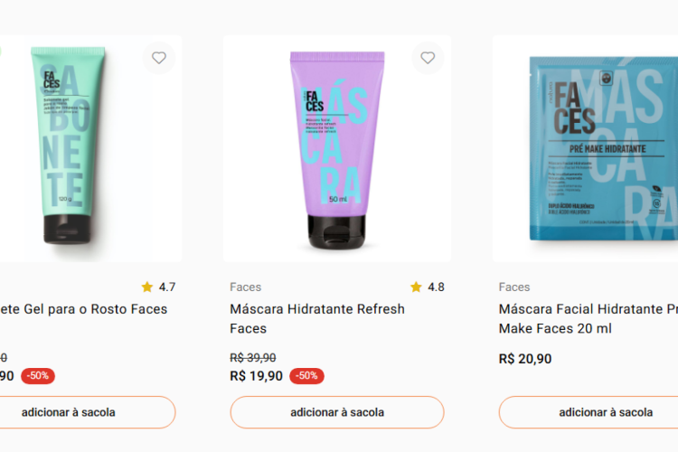 Kits de produtos de skincare, como os da Natura, também são boas ideias de presentes