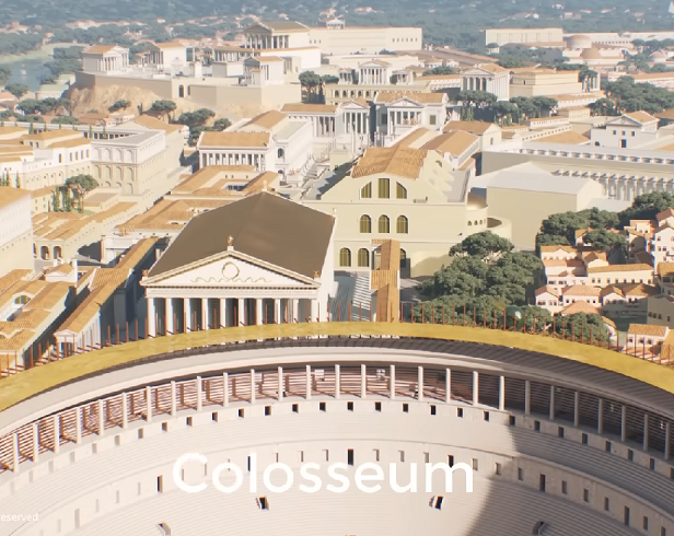 Durante essa visita, ele se deparou com uma maquete física representando Roma Antiga, o que o motivou a investir na criação de uma versão computadorizada.