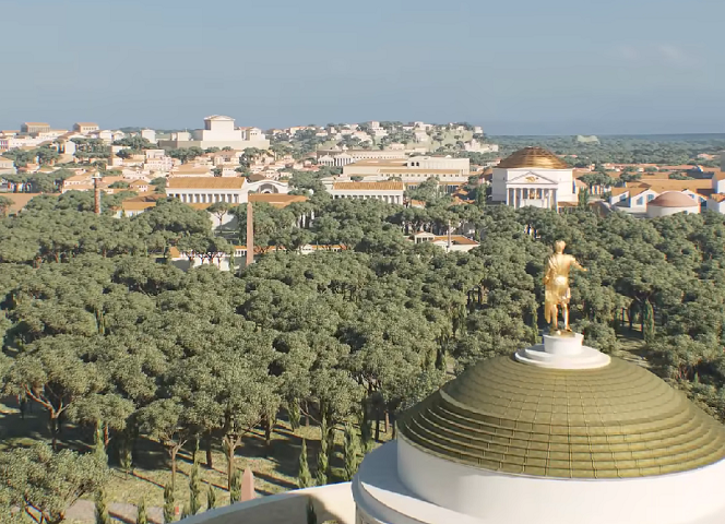 O tour virtual é narrado por um especialista e conta com curiosidades abrangendo temas como geografia, economia, saúde, habitação, arquitetura e instituições religiosas de Roma.