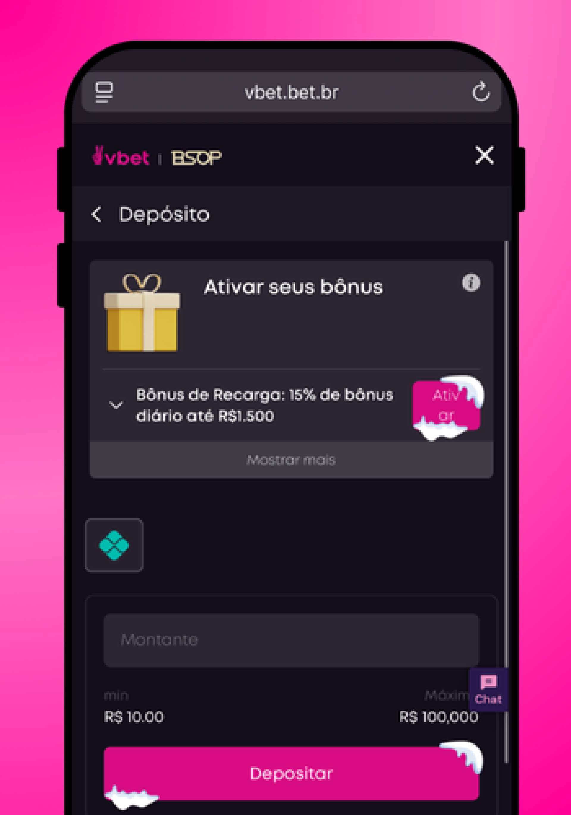 Vbet deposito