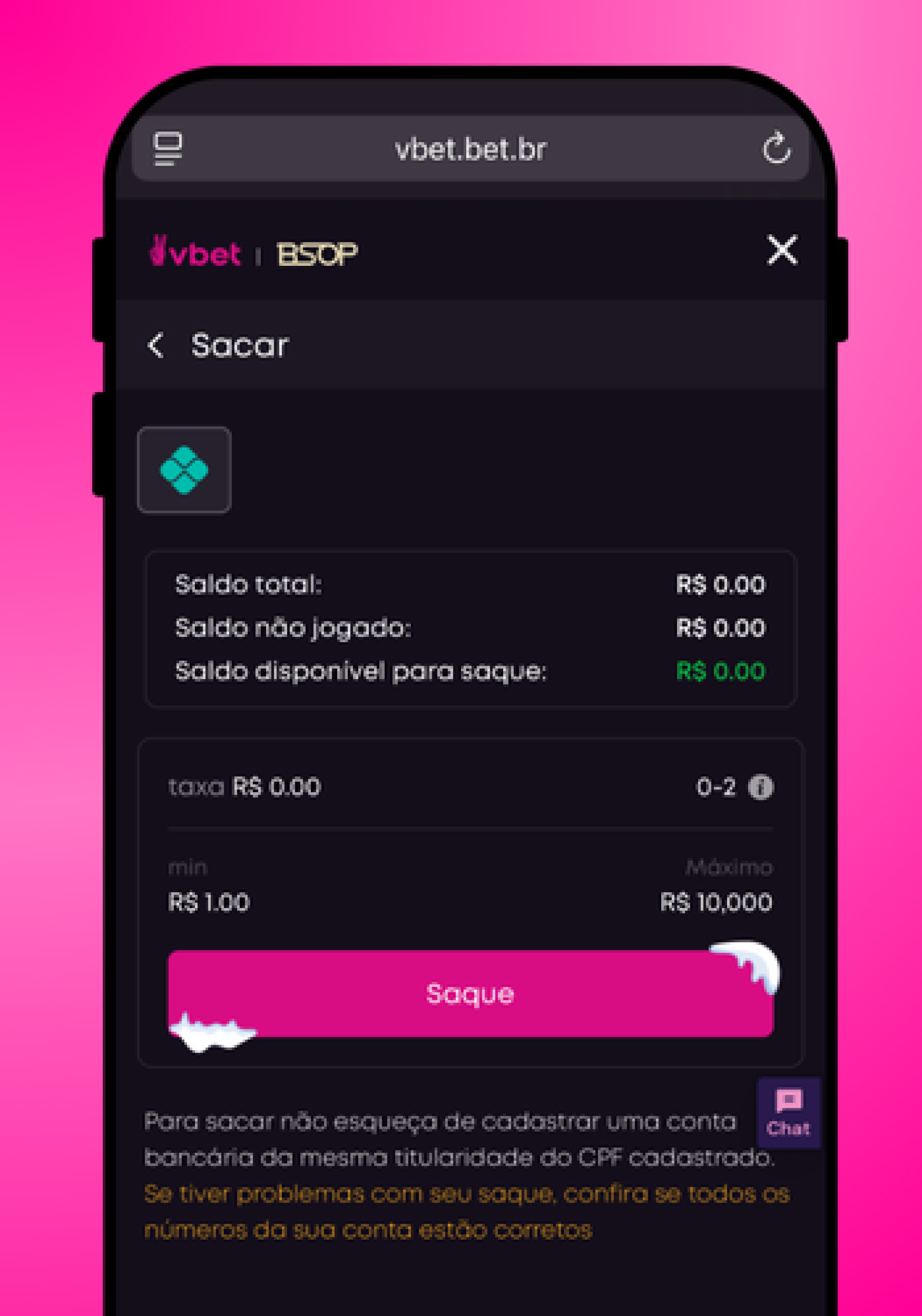 saque no app vbet