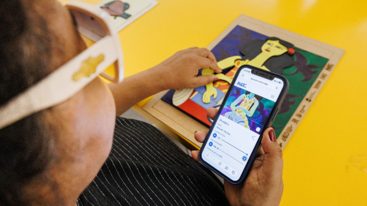 A nova ferramenta  de acessibilidade promove novas formas de acesso à arte