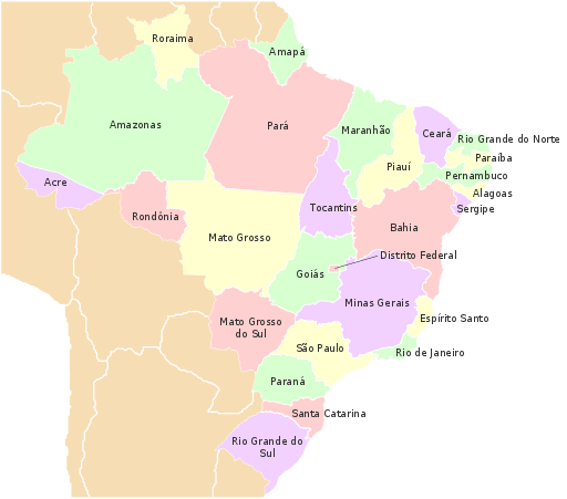 O Brasil tem 26 estados em cinco regiões, além do Distrito Federal, que abriga Brasília, a capital do país. As capitais são cidades que sempre concentram maior atenção nas mídias. 