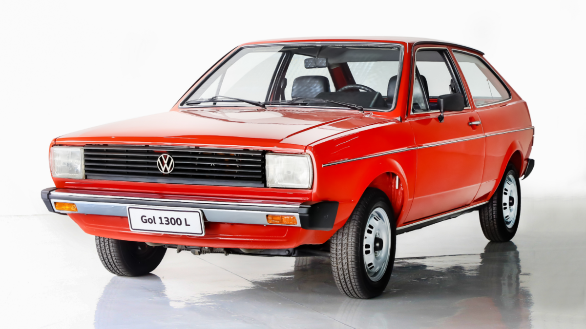 Gol 1300 L, primeira versão do carro da Volkswagen lançado em 1980