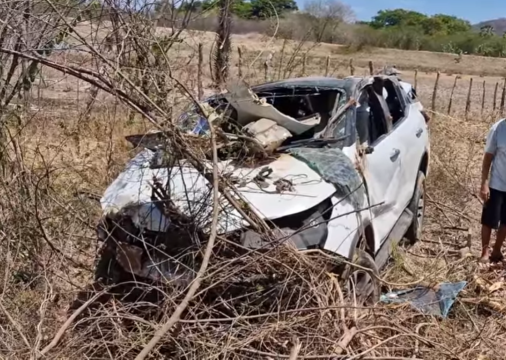 Carro colide em moto de Marcelo Evangelista, ex-vereador de Nova Russas 