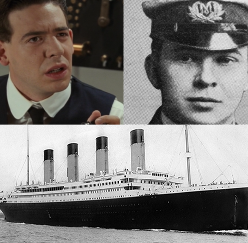 John Jack Phillips (por Gregory Cooke) - Era o operador de rádio do navio. Ele enviou sinais de socorro quando o Titanic bateu no iceberg. Não sobreviveu. 