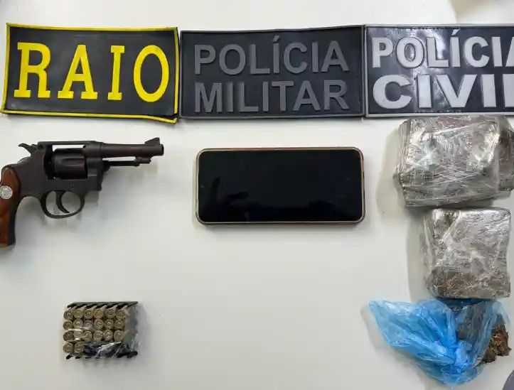 Material apreendido pelas Forças de Segurança durante operação em Jaguaruana 