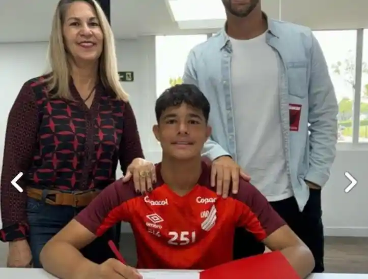 Bruno Samúdio é goleiro e assinou contrato com o Athletico Paranaense nesta quinta-feira, 22 