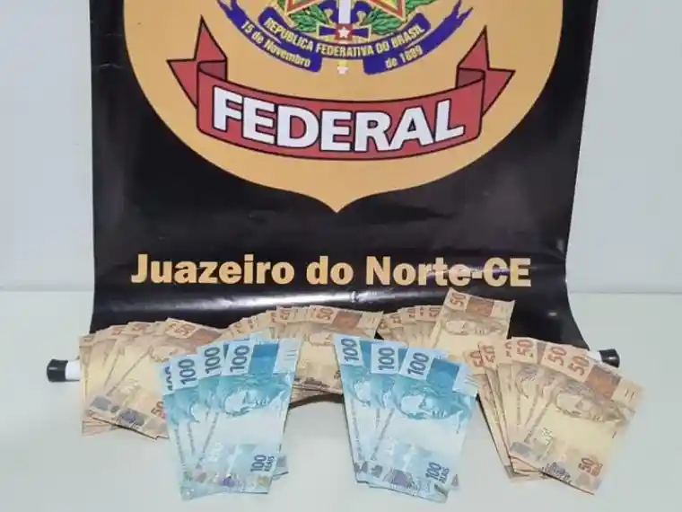 Ao todo, suspeita tinha mais de R$ 6 mil em cédulas falsas 