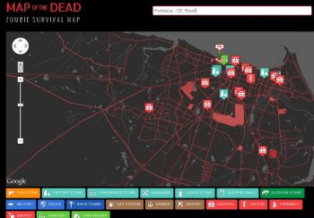 Aplicativo de iOS simula um holocausto zumbi pelo Google Maps