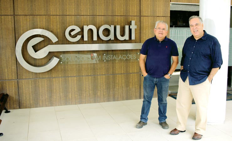Henrique Helder e Dalter Mendes, diretores da Enaut (Foto: Aurélio Alves) 