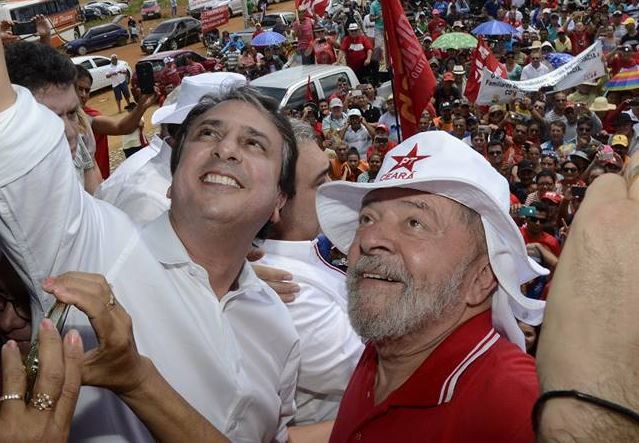 Resultado de imagem para governador Camilo Santana e lula