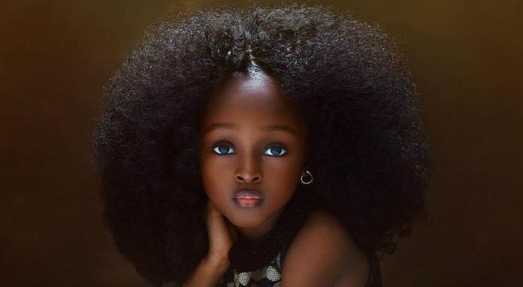 Nigeriana de 5 anos  considerada a menina mais bonita do 