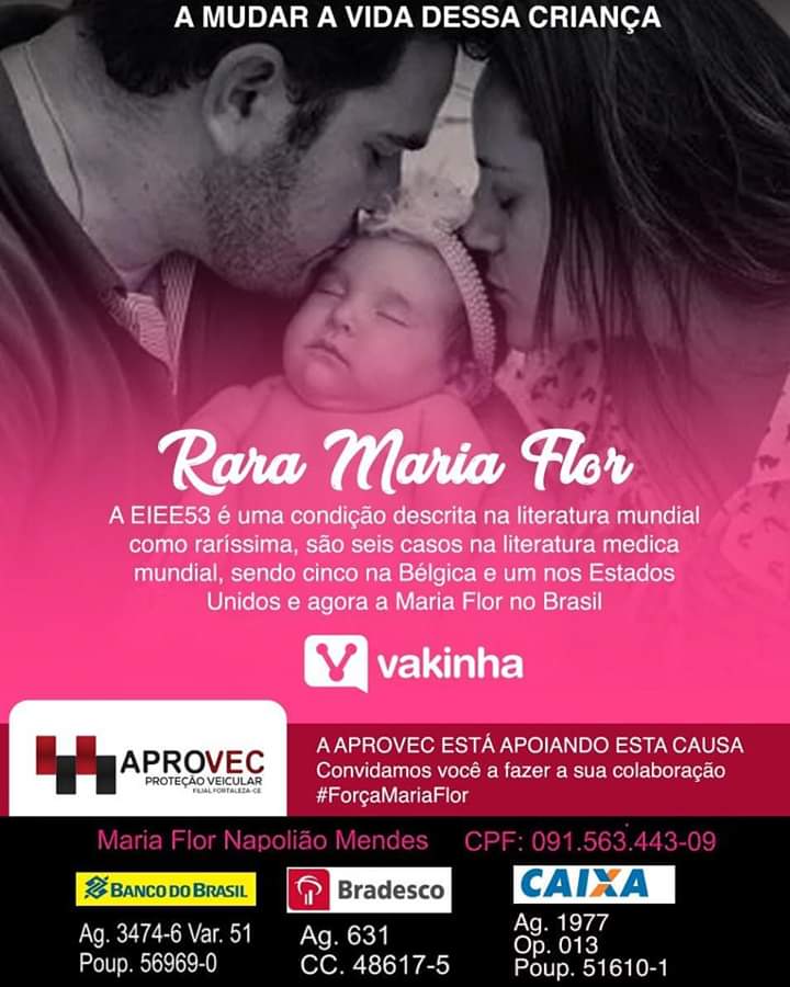Banner da campanha Rara Maria Flor